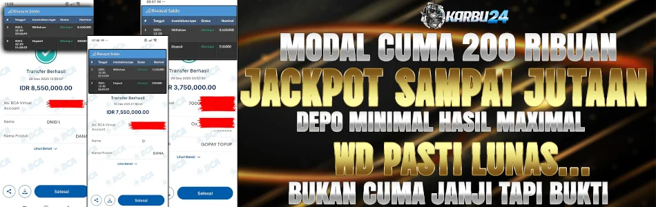 Jackpot jutaan rupiah